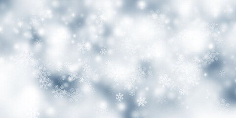 Fototapeta premium white and gray snow blur abstract background