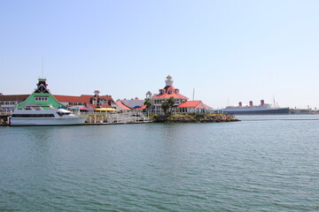Views around Shoreline Village, Long Beach, California