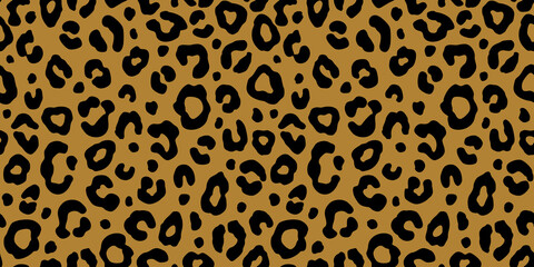 Colorful leopard seamless pattern. Fashion stylish vector texture.