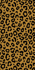Colorful leopard seamless pattern. Fashion stylish vector texture.