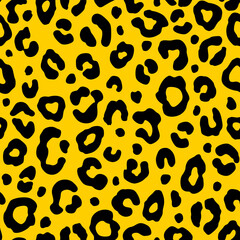 Colorful leopard seamless pattern. Fashion stylish vector texture.