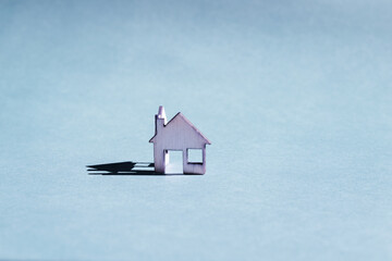mini house with shadow