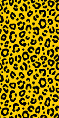Colorful leopard seamless pattern. Fashion stylish vector texture.