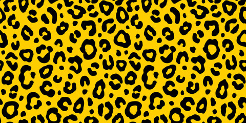 Colorful leopard seamless pattern. Fashion stylish vector texture.