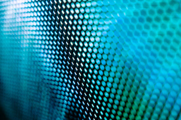 Fototapeta premium CloseUp LED blurred screen. LED soft focus background. abstract background ideal for design.
