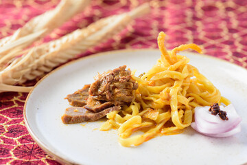 Northern Thai food, Khao soi original Thai cuisine
