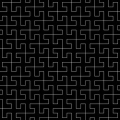 Fototapeta premium Seamless Sayagata pattern. Repeated interlocking manji background. Oriental symbols ornament. Traditional architecture wallpaper. Ancient ethnic mosaic motif. Digital paper, textile print. Vector art.