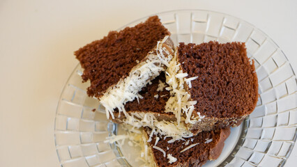 cake with chocolate