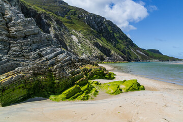 Beautiful scenery of Maghera beach at Ardara, Ireland.