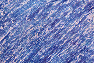 Crayon texture ocean blue background