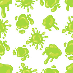 Slime Halloween Seamless Pattern 1