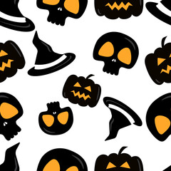 Halloween Seamless Pattern 1