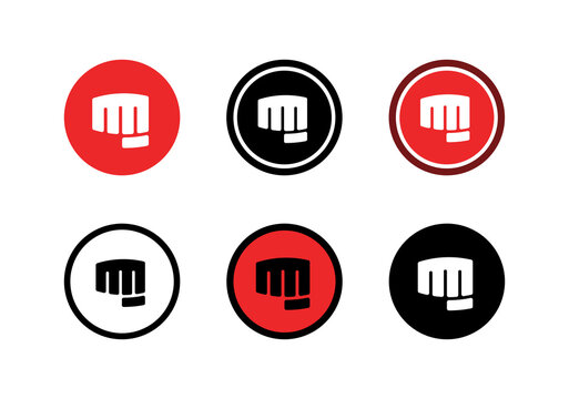 Fist Logo Power Punch Icon Protest Stock Vector (Royalty Free) 1869026209 |  Shutterstock