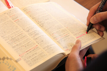 Naklejka premium 辞書