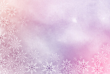 クリスマス　雪　冬　背景