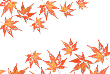 紅葉　秋イメージ　ペインティング　　　
