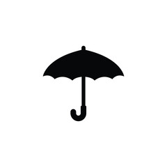 Umbrella icon vector isolated on white, logo sign and symbol.