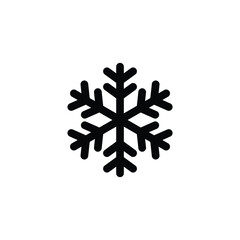 Ice crystal icon vector isolated on white, logo sign and symbol.