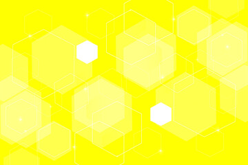 abstract yellow background with polygon and seamless