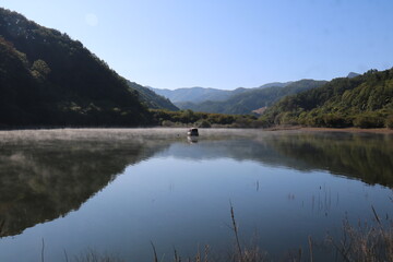 lake in the mountains