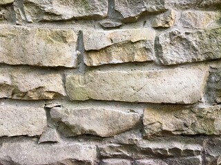 Old stone brick wall, textured background