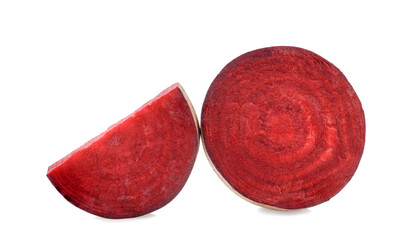 fresh beetroot isolated on white background