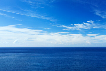 屋久島から見る水平線