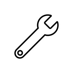 wrench icon vector