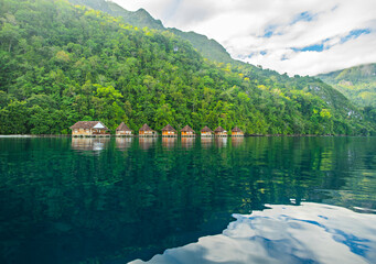 The Beauty of Ora Beach, A popular Tourist Destination in Seram Island, Mollucas, Indonesia.
