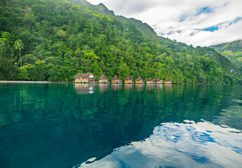 The Beauty of Ora Beach, A popular Tourist Destination in Seram Island, Mollucas, Indonesia.