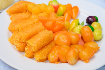 golden threads-bean-paste