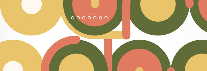 Circles and lines abstract background for covers, banners, flyers and posters and other templates
