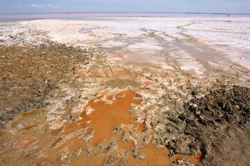 Sasyk-Sivash salt lake