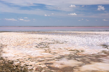 Sasyk-Sivash salt lake