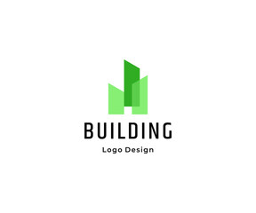 Building logo design template vector