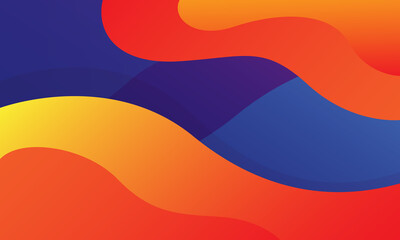 Colorful geometric background. Liquid color background design. Fluid shapes composition. Eps10 vector