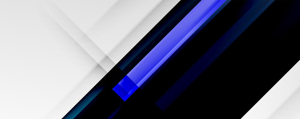 Geometric abstract backgrounds with shadow lines, modern forms, rectangles, squares and fluid gradients. Bright colorful stripes cool backdrops