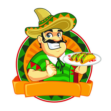 chef mascot logo cartoon