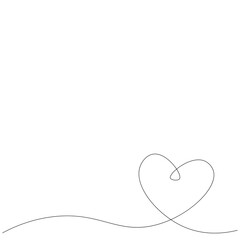 Valentine day background with heart. Vector illustration