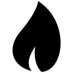 Fototapeta premium Isolated icon design of fire flame 
