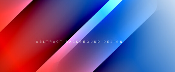 Fluid gradients with dynamic diagonal lines abstract background. Bright colors with dynamic light and shadow effects. Vector wallpaper or poster