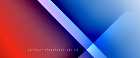 Fluid gradients with dynamic diagonal lines abstract background. Bright colors with dynamic light and shadow effects. Vector wallpaper or poster