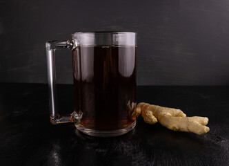 Black tea with ginger root