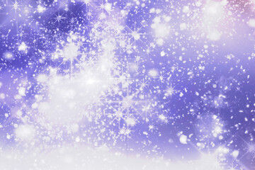 Fototapeta premium Christmas winter blurred background with snow.Banner for winter projects.Christmas card.