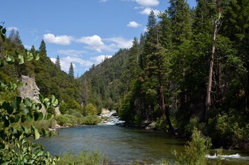 river in the mountains