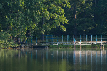 WALKING PIER - Stylish design construction on the lake shore