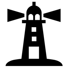
Icon design of a lighthouse
