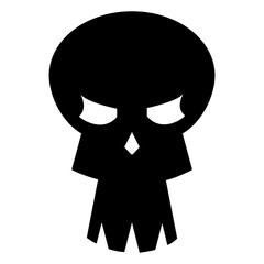 
Isolated vector icon skull
