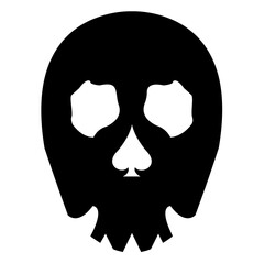 
Isolated vector icon skull
