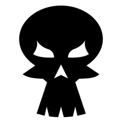 
Scary skull tattoo design
